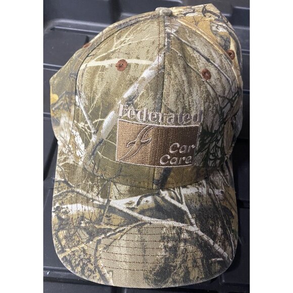 Federated Car Care RealTree Edge Camo Hat Cap StrapBack - Picture 1 of 5